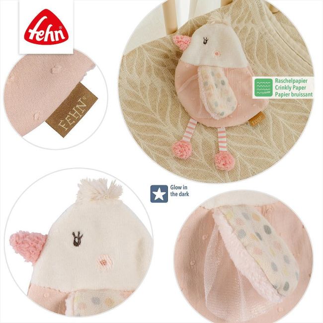 Jucarie fosnitoare - pasare pastel