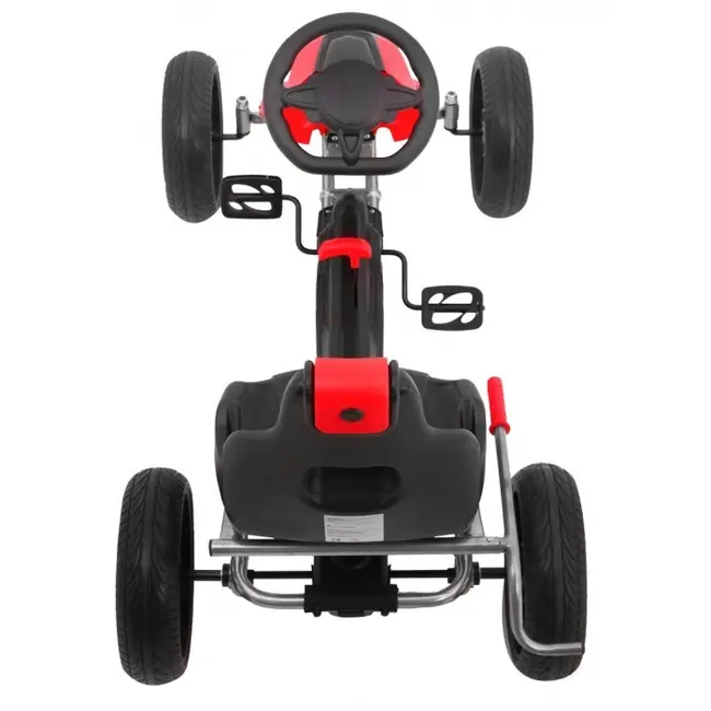 Kart cu pedale si roti eva, varsta 3 ani+, 123x60x69 cm, gokart grand ride - rosu edeedi1502.cr