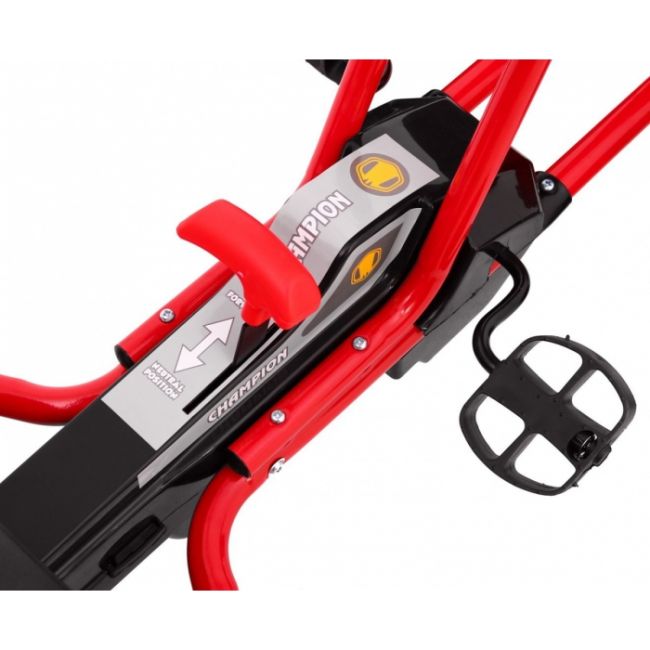Kart cu pedale si roti gonflabile, varsta 3 ani+, 114x59x63 cm, gokart champion - rosu edeedia18.cr