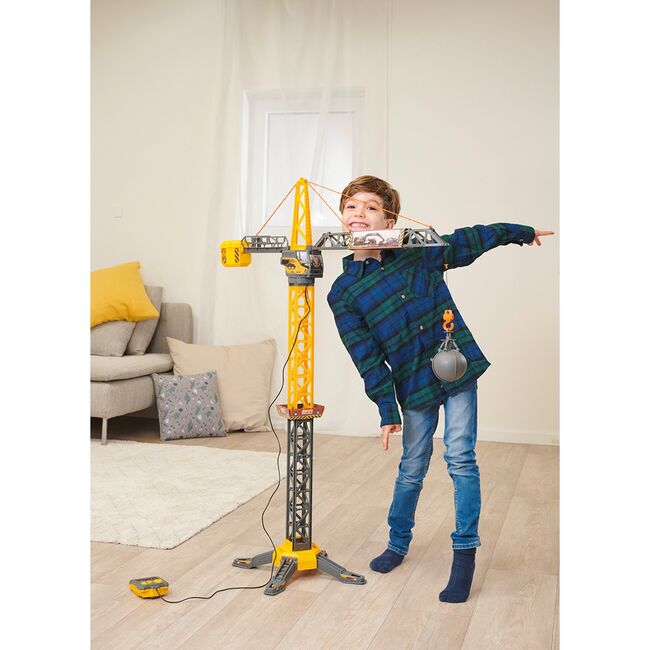 Macara dickie toys mighty crane 110 cm cu telecomanda hubs203729022