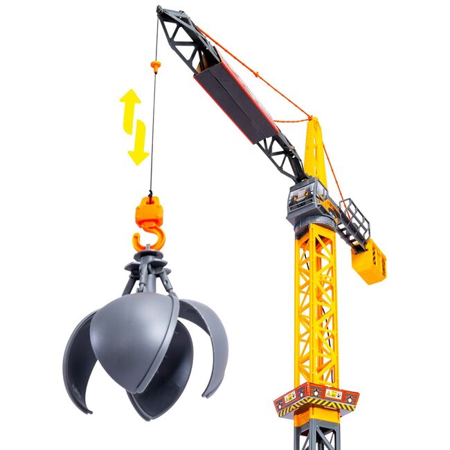 Macara dickie toys mighty crane 110 cm cu telecomanda hubs203729022