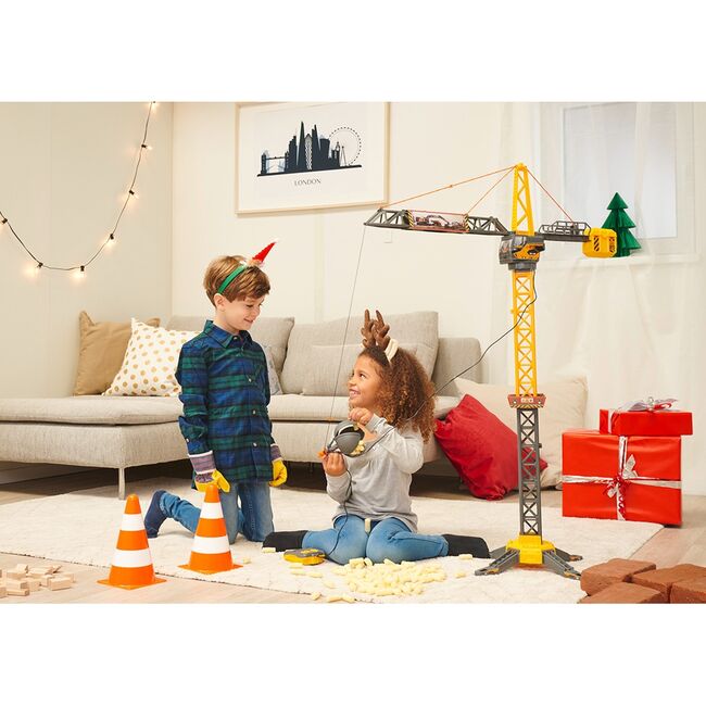 Macara dickie toys mighty crane 110 cm cu telecomanda hubs203729022