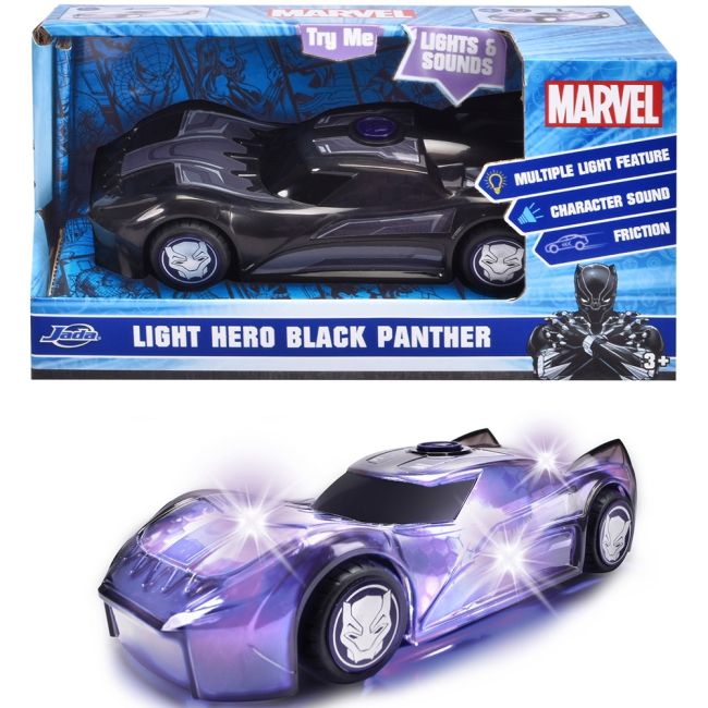 Masina jada toys marvel light hero black panther 1:32 15 cm hubs203222004