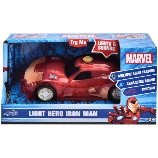 Masina jada toys marvel light hero iron man 1:32 15 cm hubs203222002