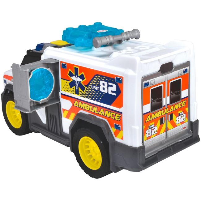 Masina de ambulanta dickie toys medical responder 30 cm cu lumini si sunete hubs203306024