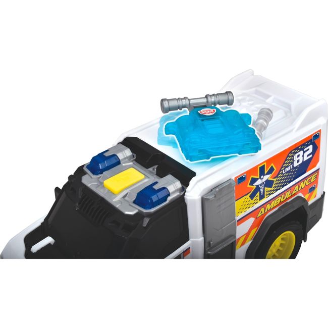 Masina de ambulanta dickie toys medical responder 30 cm cu lumini si sunete hubs203306024