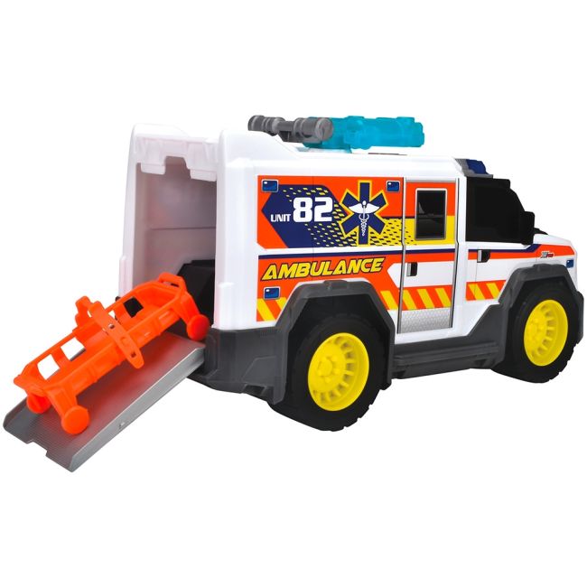 Masina de ambulanta dickie toys medical responder 30 cm cu lumini si sunete hubs203306024