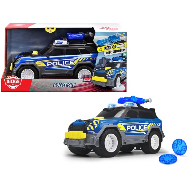 Masina de politie dickie toys police suv 30 cm cu lumini si sunete hubs203306022