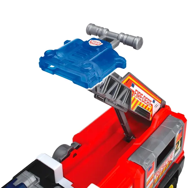 Masina de pompieri dickie toys fire rescue unit 30 cm cu lumini si sunete hubs203306020