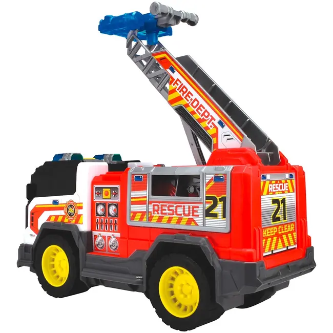 Masina de pompieri dickie toys fire rescue unit 30 cm cu lumini si sunete hubs203306020