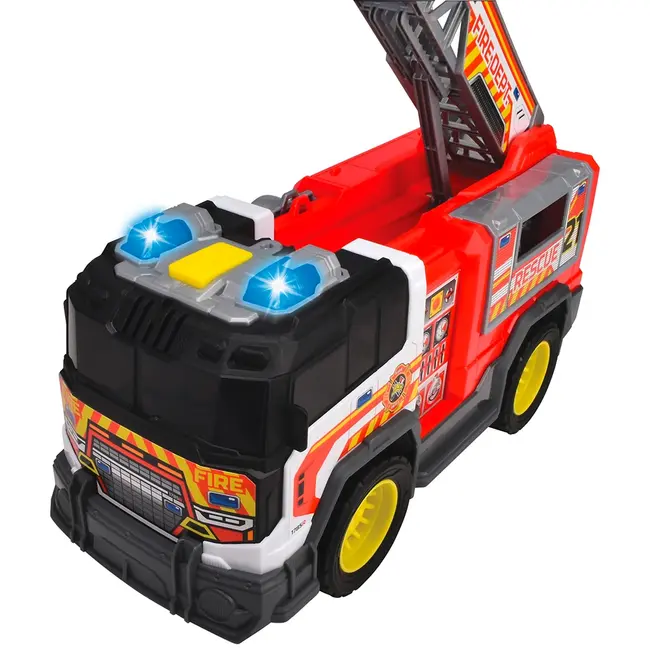 Masina de pompieri dickie toys fire rescue unit 30 cm cu lumini si sunete hubs203306020