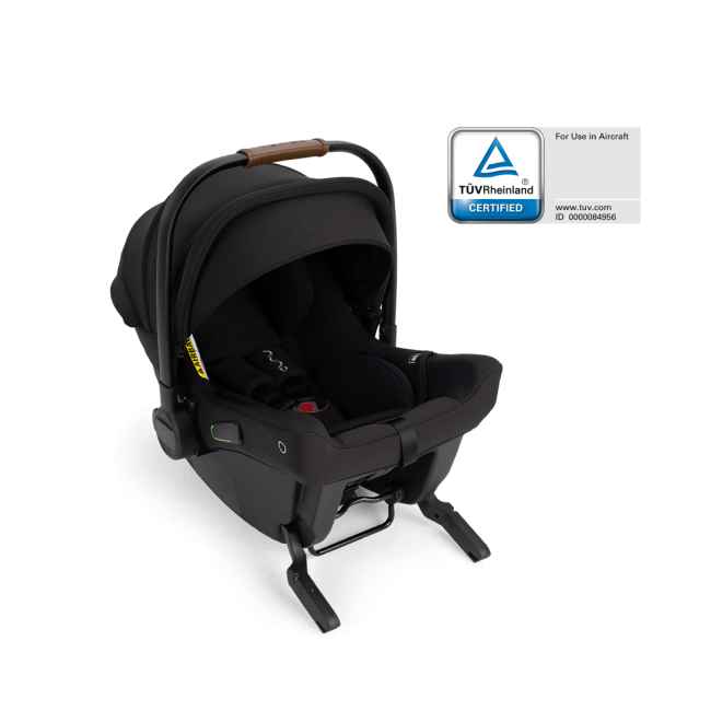 Nuna - scoica auto cu isofix integrat pipa urbn caviar, nastere - 75 cm, testata inclusiv la impact lateral, conform ece r129 si testata adac bbbcf15610cvrgl