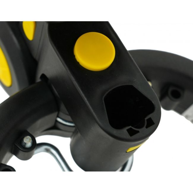 Tricicleta cu pedale 3 in 1 si roti din cauciuc sportrike - galben edeedizsp.b68.zol