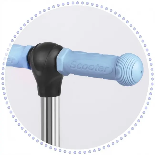 Trotineta 3 in 1 cu roti cu led ricokids todi 765401 - albastru edeedi765401