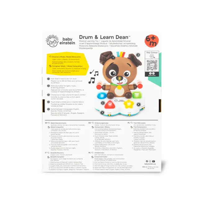 Baby einstein - toba muzicala, "drum & learn dean" bbb16830