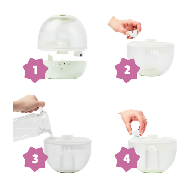 Badabulle - umidificator si lampa de veghe bubble bbbb047002