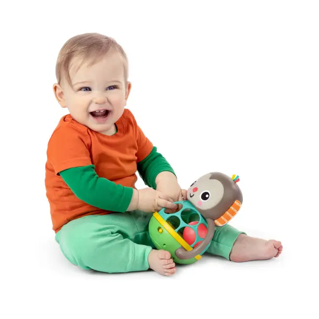 Bright starts - jucarie multi-senzoriala, "grab & giggle monkey" bbb16779