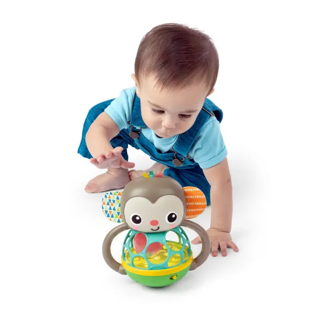 Bright starts - jucarie multi-senzoriala, "grab & giggle monkey" bbb16779