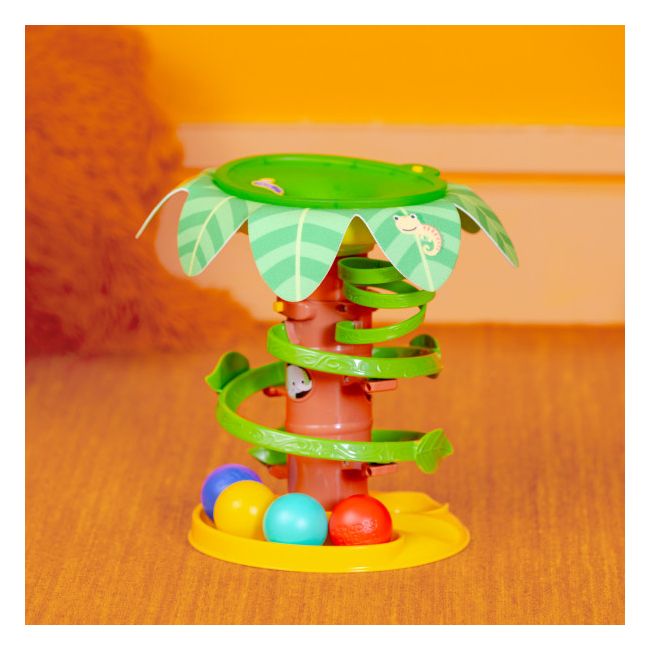 Bright starts - jucarie tropicala, "twirl™ ball play toy" bbb16826