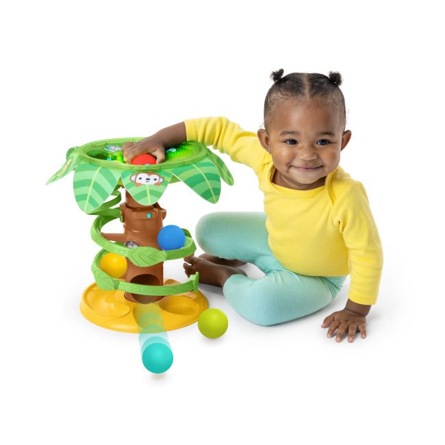 Bright starts - jucarie tropicala, "twirl™ ball play toy" bbb16826