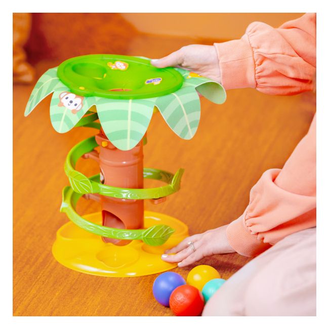 Bright starts - jucarie tropicala, "twirl™ ball play toy" bbb16826