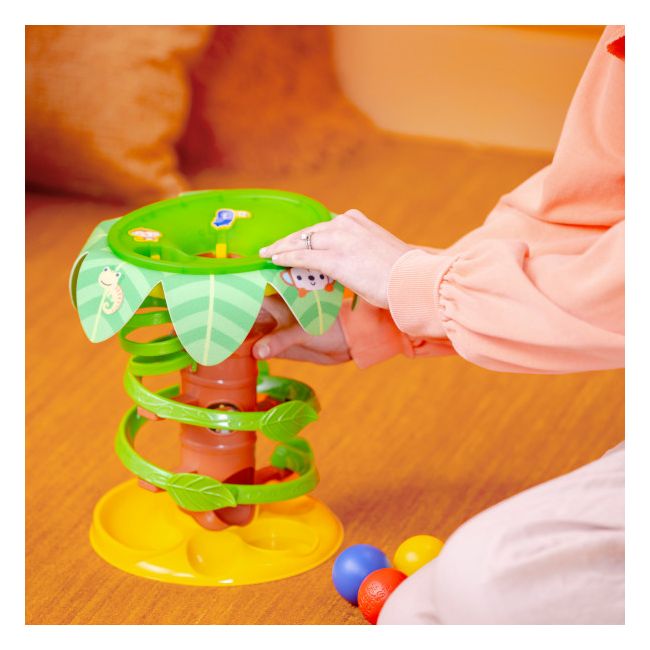 Bright starts - jucarie tropicala, "twirl™ ball play toy" bbb16826