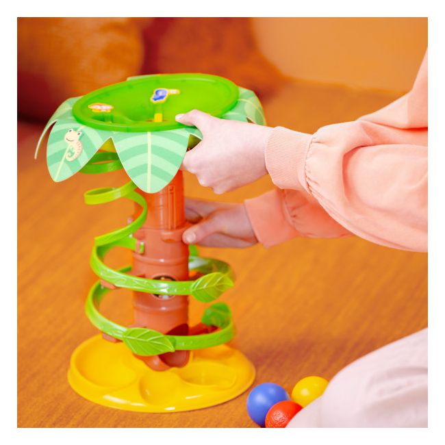 Bright starts - jucarie tropicala, "twirl™ ball play toy" bbb16826