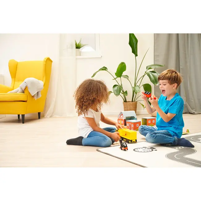 Camion dickie toys dhl heavy truck 35 cm cu lumini si sunete hubs203747018