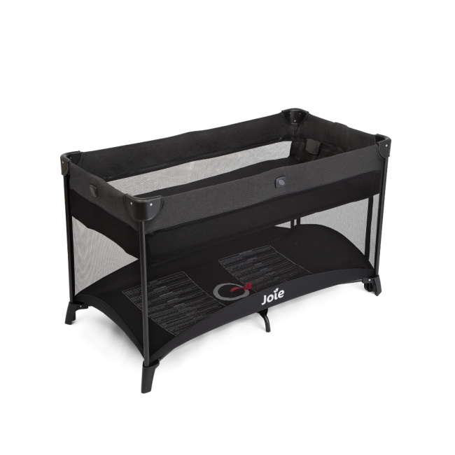 Joie - patut pliant cu 2 niveluri allura 120 cm, shale bbbp1206easha000