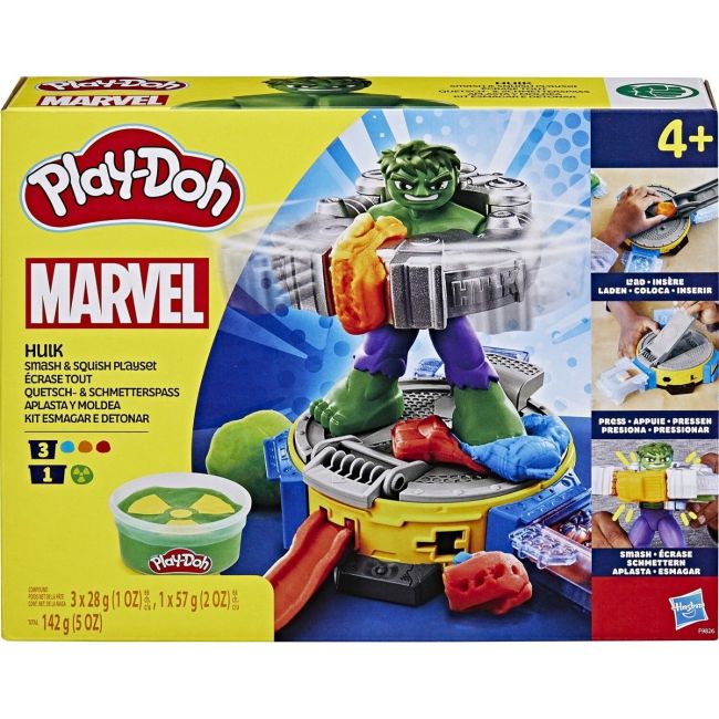 PLAY DOH MARVEL SET HULK LOVESTE SI ZDROBESTE VIVF9826