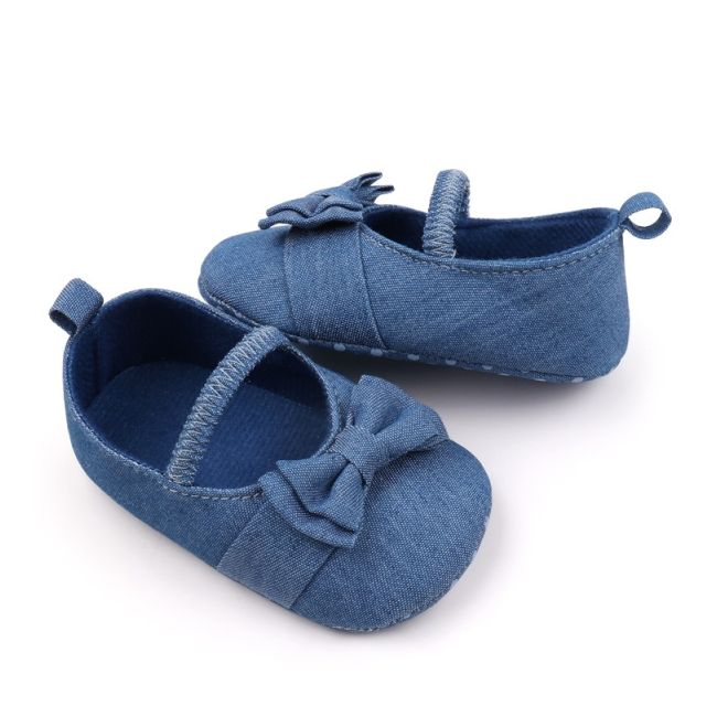 Pantofiori albastru denim pentru bebelusi csbmj3148-1-va12