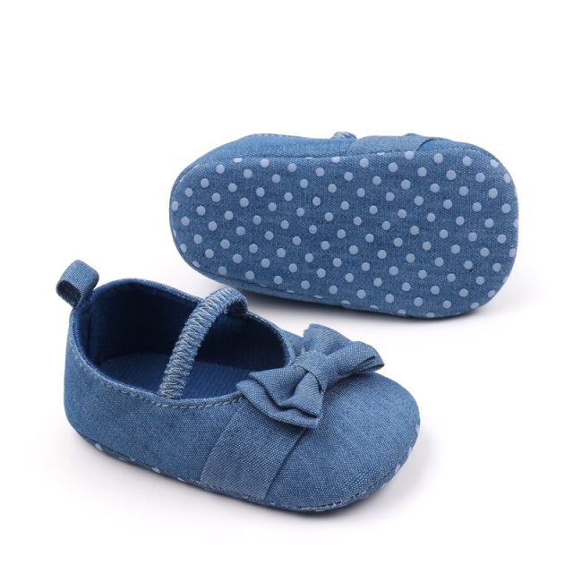 Pantofiori albastru denim pentru bebelusi csbmj3148-1-va12