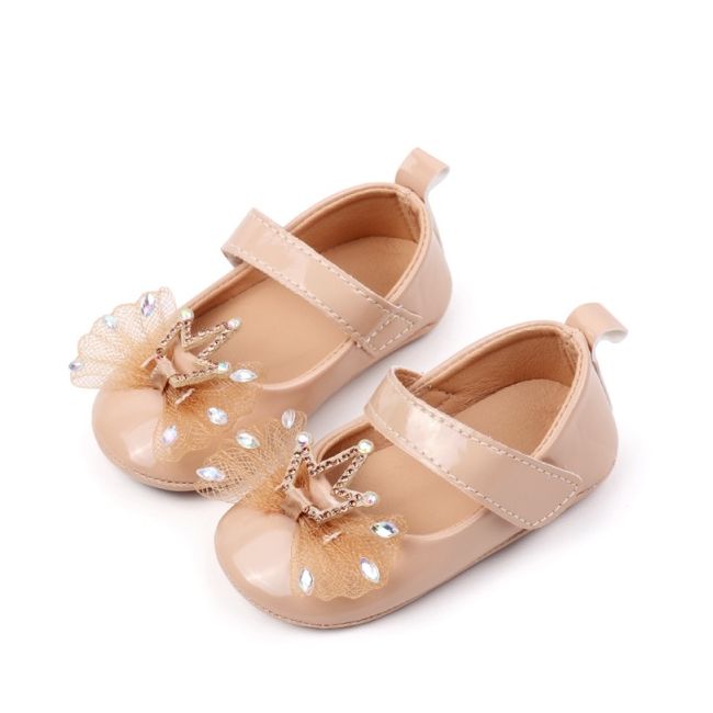 Pantofiori crem din piele ecologica lacuita - princess chbbw4023-1-va13