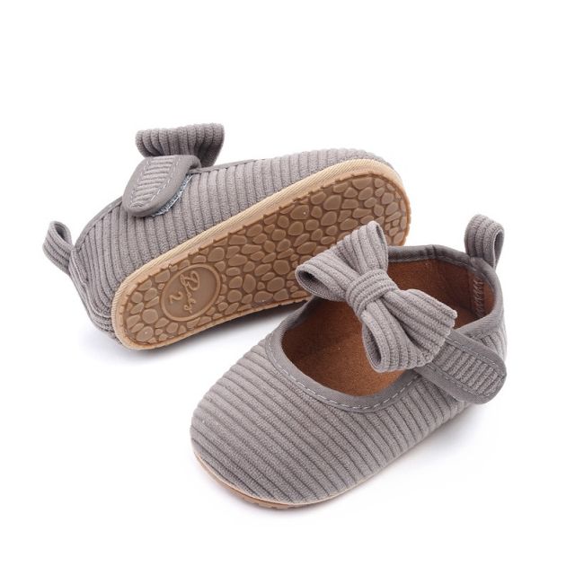 Pantofiori gri din reiat chd2762-4-va11