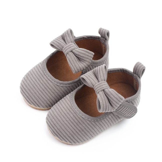 Pantofiori gri din reiat chd2762-4-va11