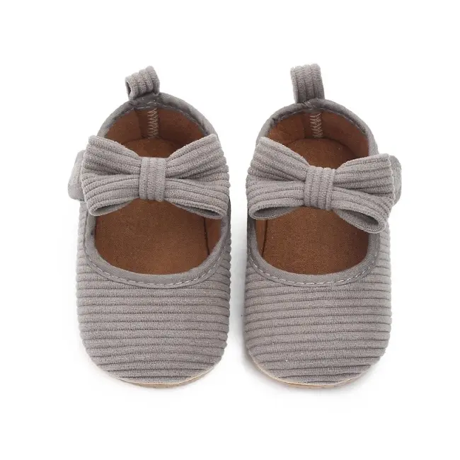 Pantofiori gri din reiat chd2762-4-va11
