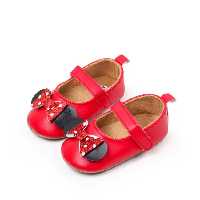 Pantofiori rosii cu fundita - mouse chbyq4150-2-va12