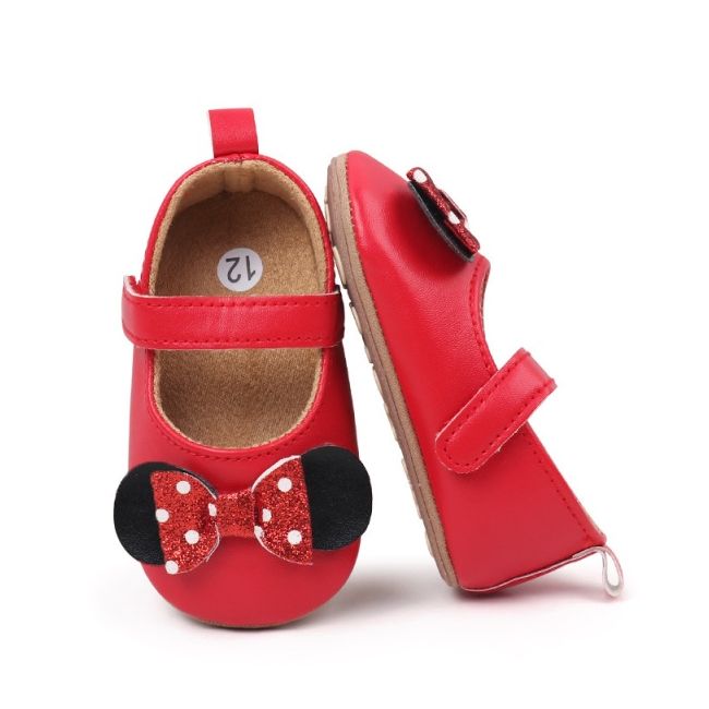 Pantofiori rosii cu fundita - mouse chbyq4150-2-va12