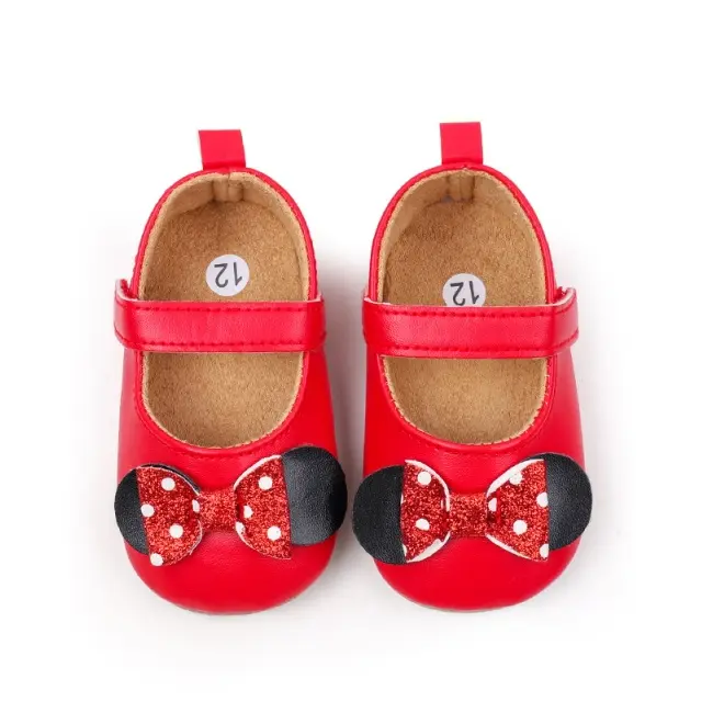 Pantofiori rosii cu fundita - mouse chbyq4150-2-va12