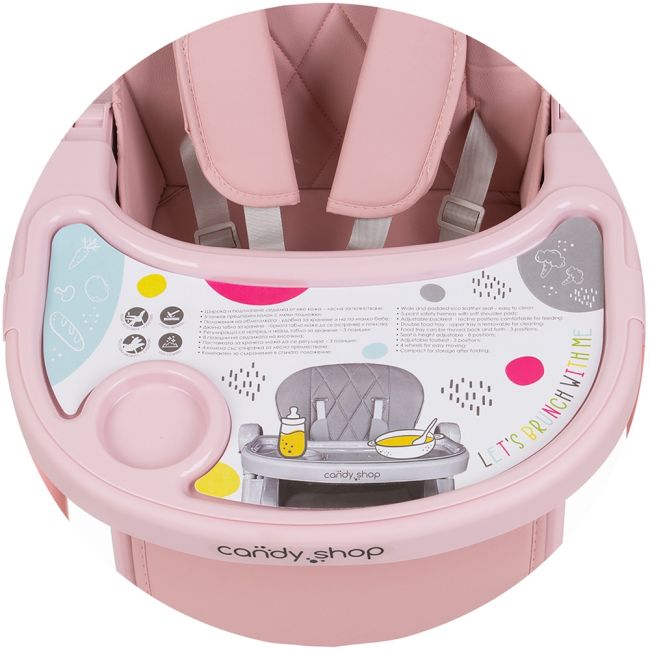 Scaun de masa chipolino candy shop flamingo hubsthcs02403fl