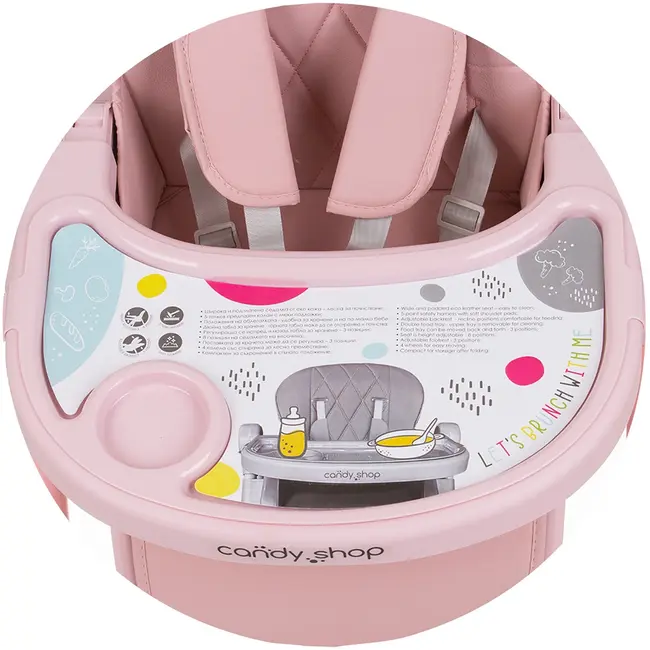 Scaun de masa chipolino candy shop flamingo hubsthcs02403fl