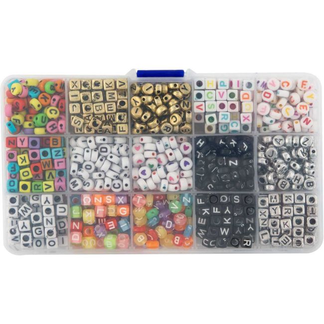 Set 15 modele margele alfabet Grafix GR240020 BBJGR240020_Initiala