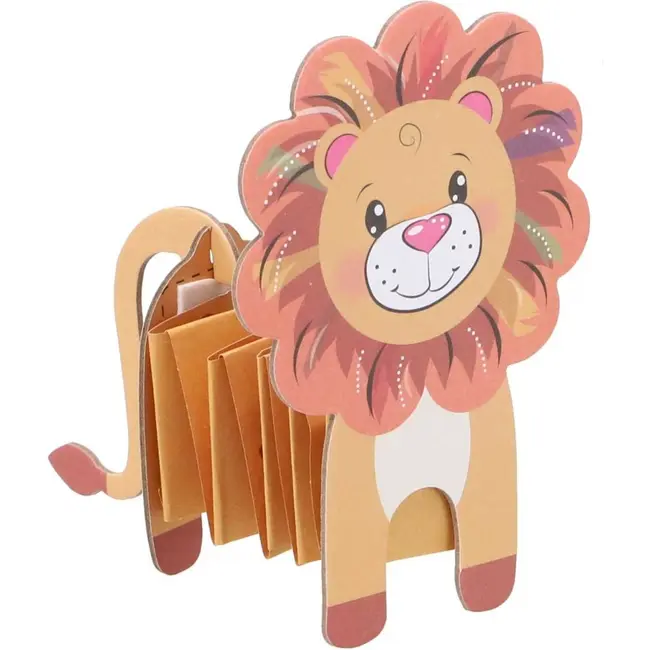 Set Animale acordeon din carton, 3 buc Moxy GR100107 BBJGR100107_Animale Safari