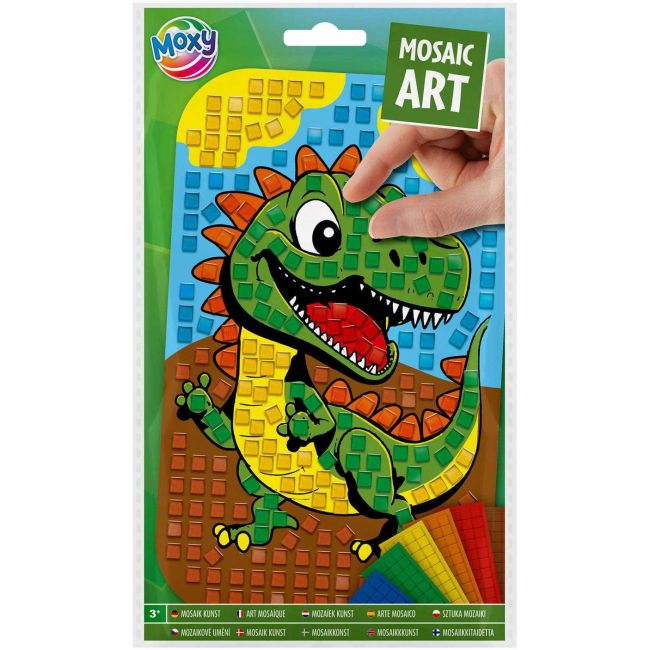 Set de creatie mozaic A5 Moxy GR100108 BBJGR100108_Dinozaur