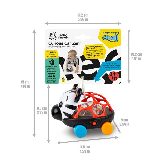 Baby einstein - masinuta zornaitoare "curious car zen oball" bbb16772