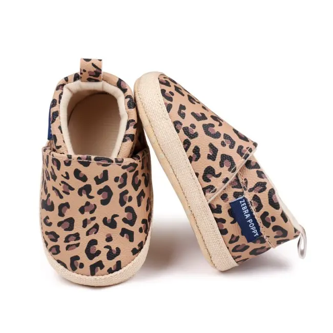 Balerini cu imprimeu leopard pentru fetite csbjz3168-1-va15