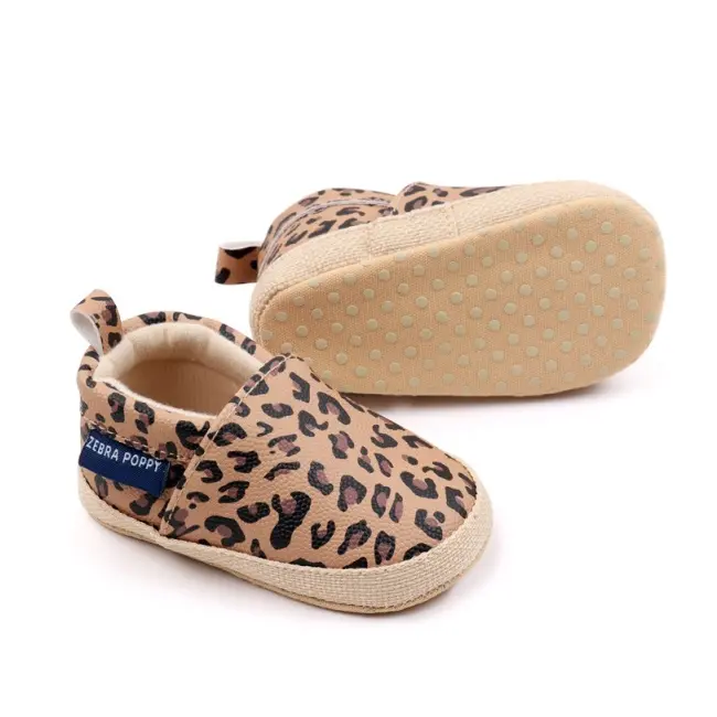 Balerini cu imprimeu leopard pentru fetite csbjz3168-1-va15