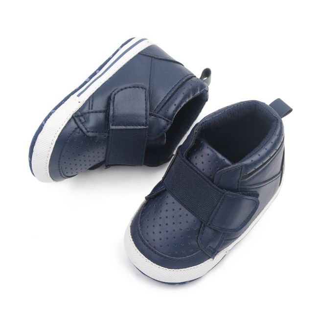 Ghetute bleumarine pentru baietei, cu bareta lata chd2738-1-va16