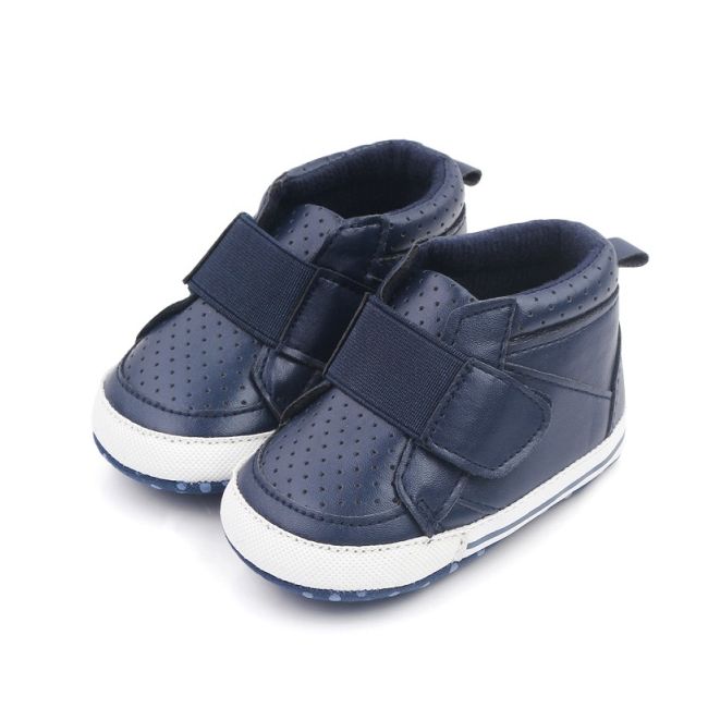 Ghetute bleumarine pentru baietei, cu bareta lata chd2738-1-va16