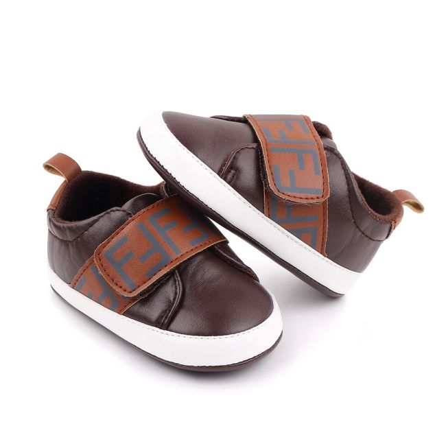 Pantofi maro cu bareta lata cu arici chd2551-2-va15
